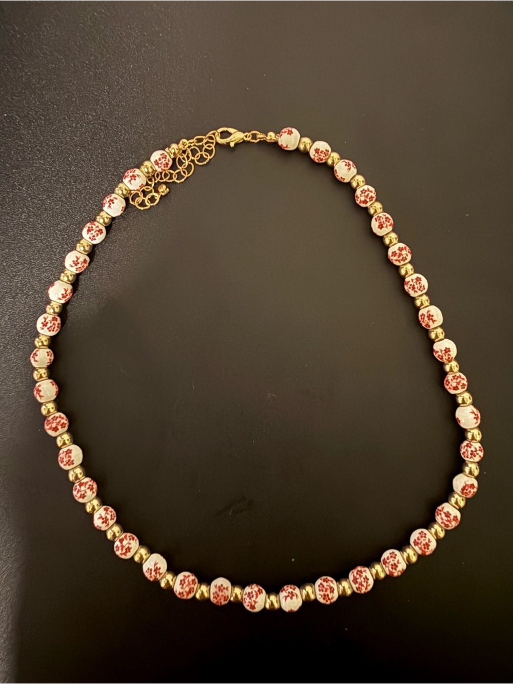Red Beaded Choker
